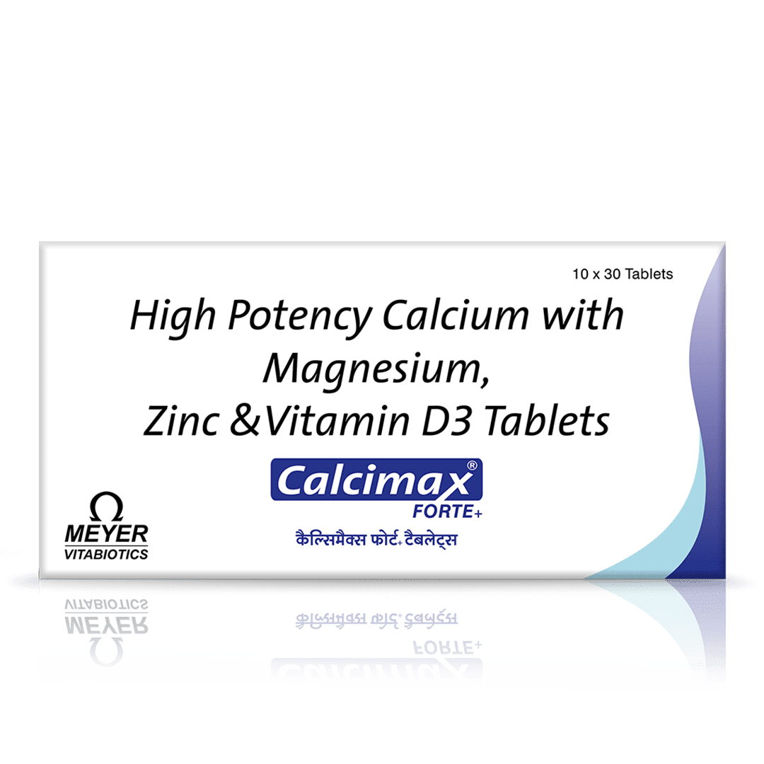 Calcimax-Forte-_-Front-View_44706e4d-f4d1-45a2-b0bb-1447bce10b09.png Calcimax Forte Plus 30 Tablets (1 Strip) - Image 1
