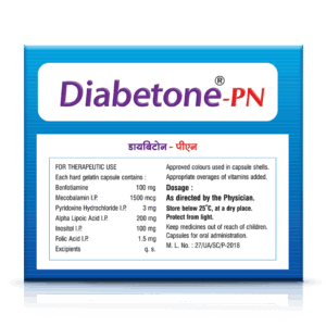 Diabetone-PN capsules for therapeutic use to support diabetic health