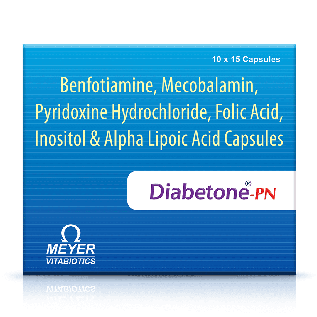 Diabetone-PN-Front-View_84edaf4b-8633-4da0-a5ee-55cc65c39b88.png Diabetone Pn Capsules 15 Capsules 1 Strip - Image 1