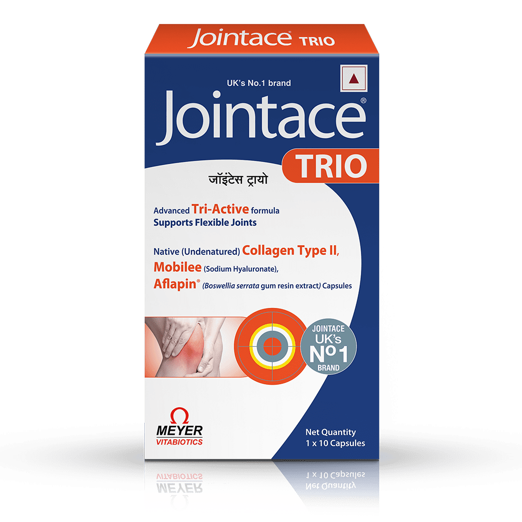 Jointace-Trio-Front-View.png Jointace Trio capsules for flexible joint support
