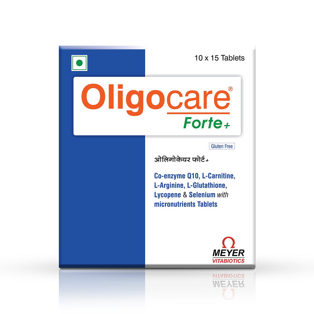OligocareforteFrontViewcopy.jpg Oligocare Forte+ Tablets - 1 Strip (15 Tablets) - Image 1