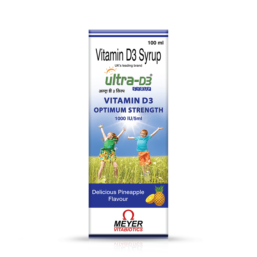 Ultra-D3-Syrup-100ml-Front-View_248331e6-e3ae-4e37-819b-b5a132802995.png Ultra D3 Syrup 100 Ml Bottle - Image 1